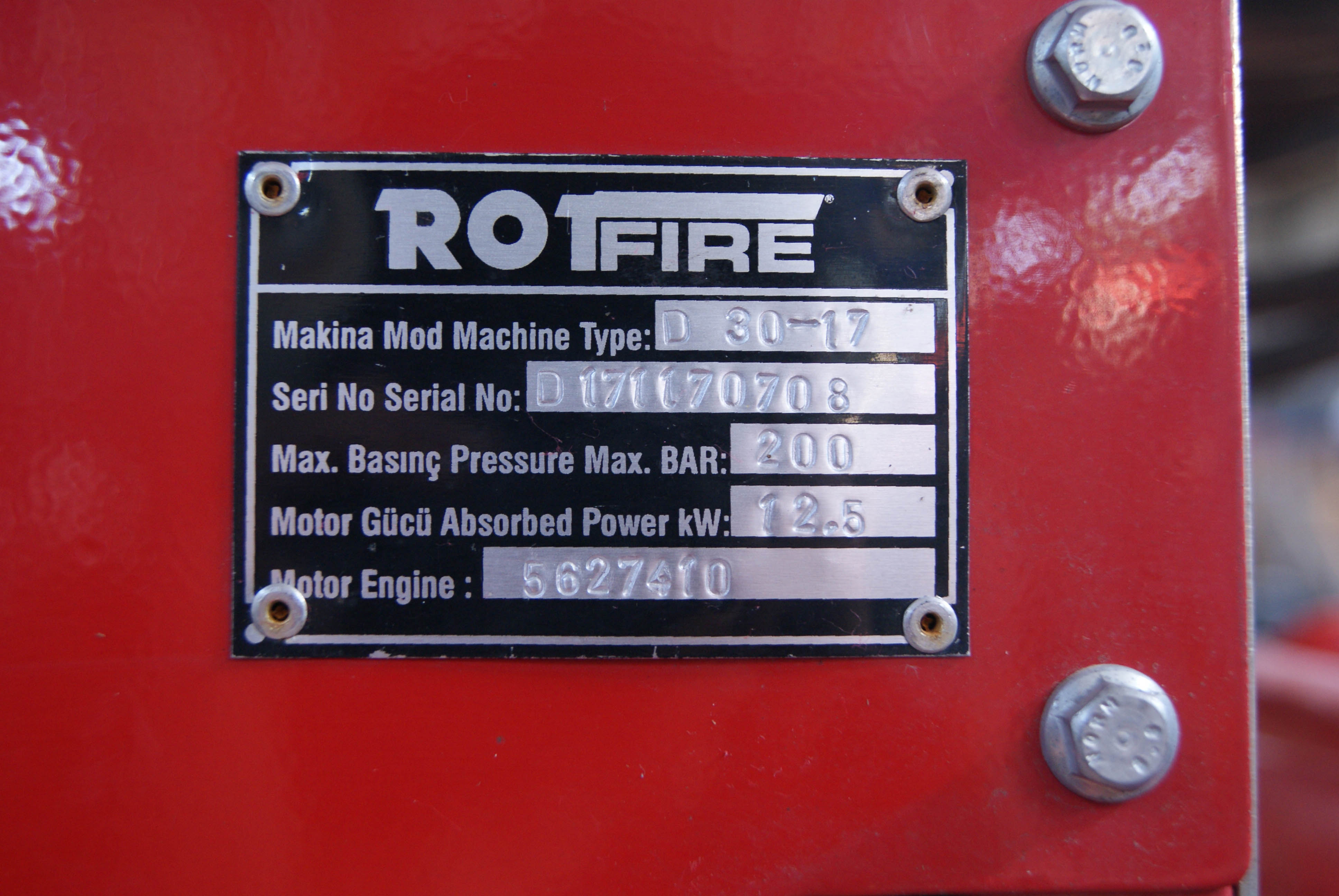 Mobiilne tulekustutus seade, Rotfire D30-17 – photo 11, Rideen