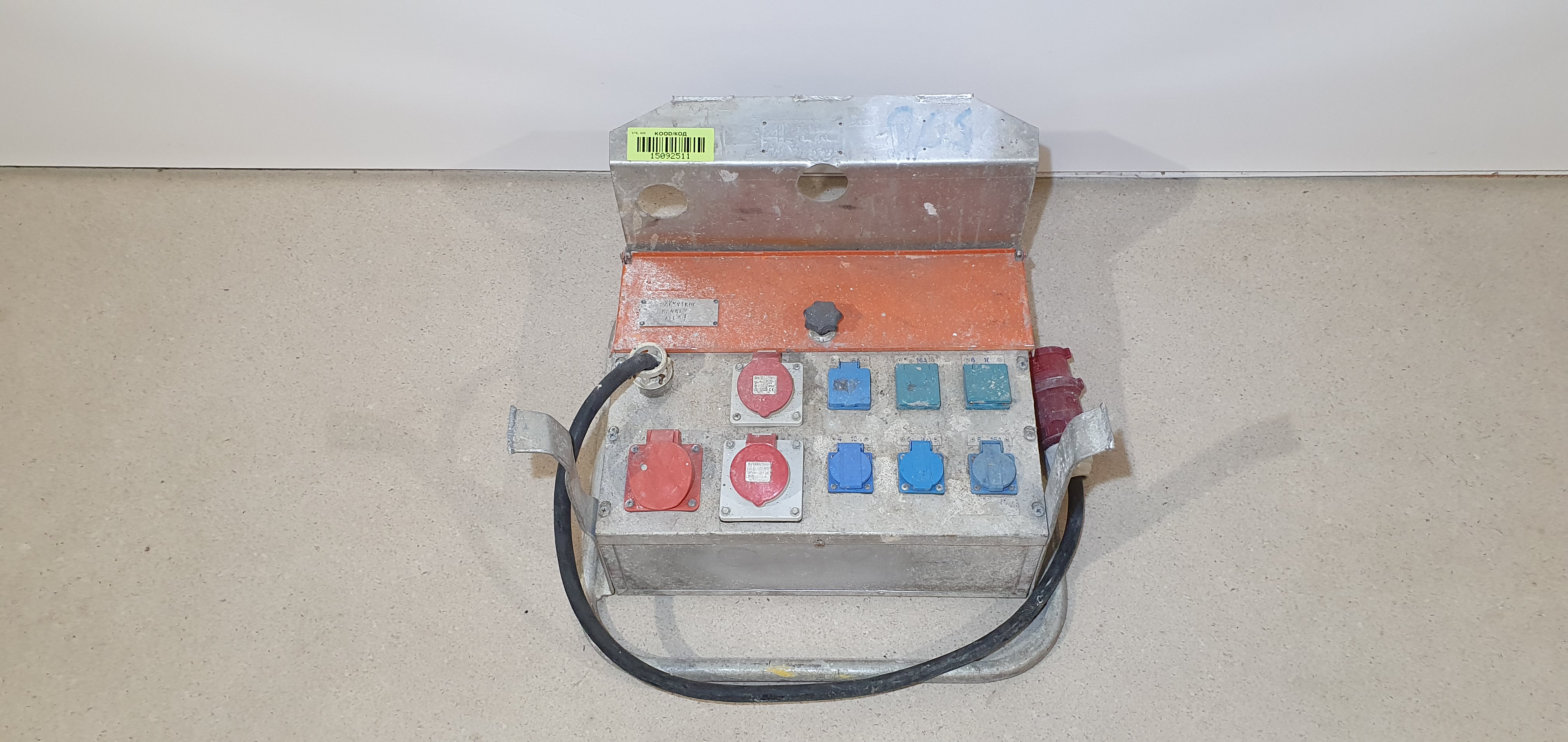 Kilp, jaotuskilp, elektrikilp, alajaotuskilp, objektikilp – foto laost, Rideen Rakvere
