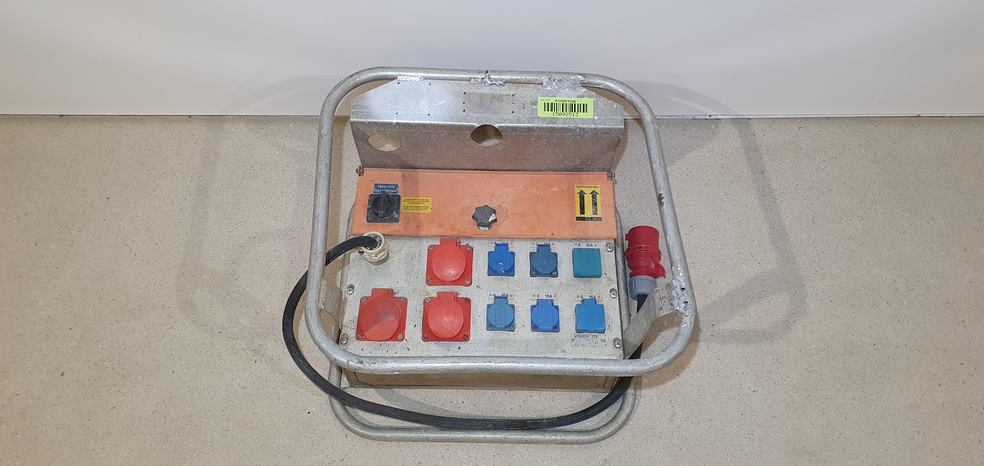 Kilp, jaotuskilp, elektrikilp, alajaotuskilp, objektikilp – foto laost, Rideen Rakvere
