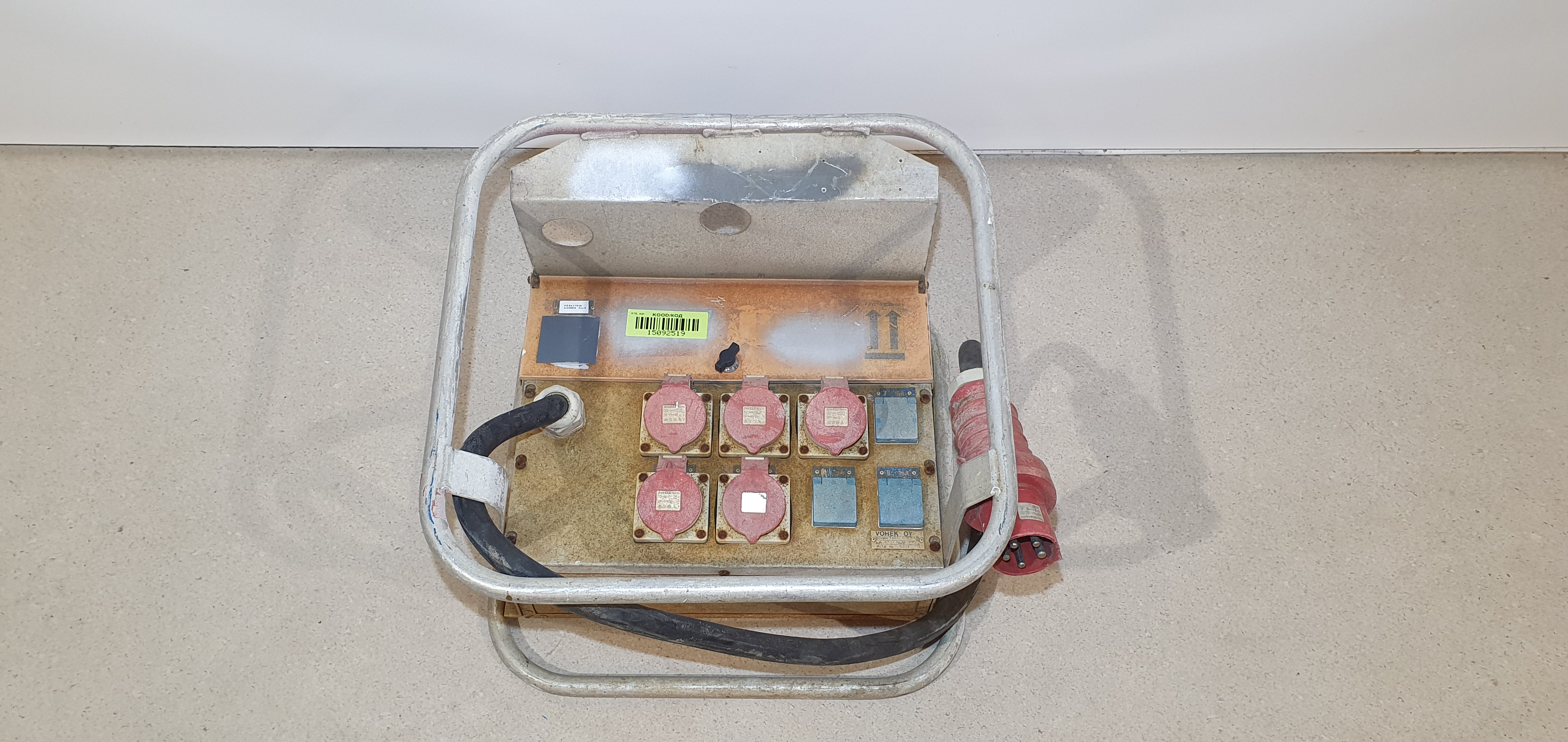 Kilp, jaotuskilp, elektrikilp, alajaotuskilp, objektikilp – foto laost, Rideen Rakvere
