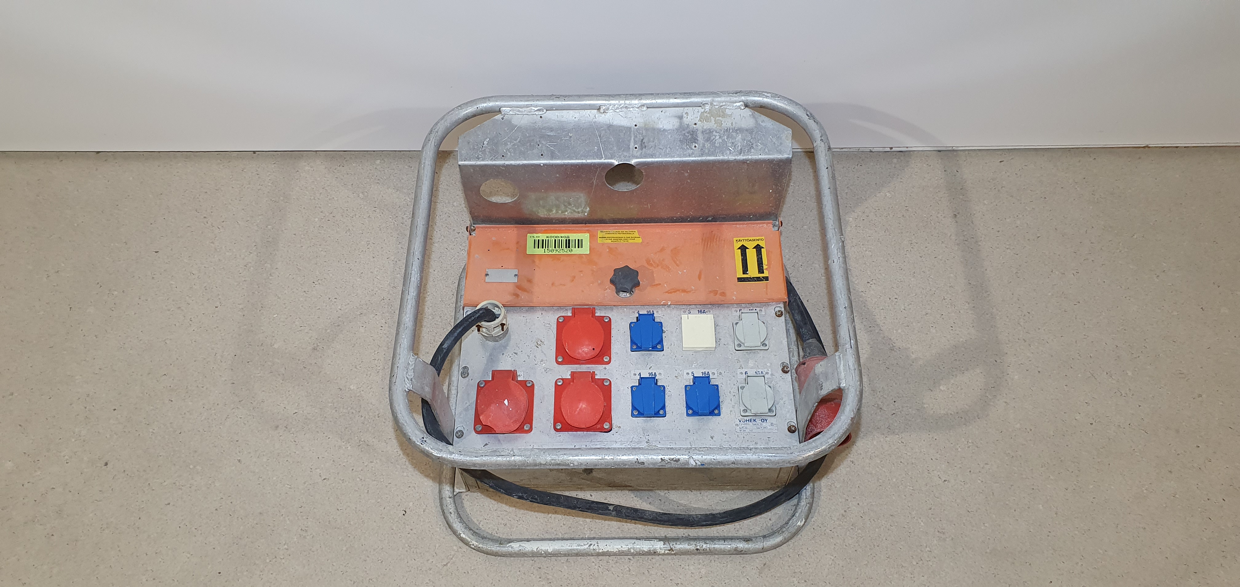 Kilp, jaotuskilp, elektrikilp, alajaotuskilp, objektikilp – foto laost, Rideen Rakvere