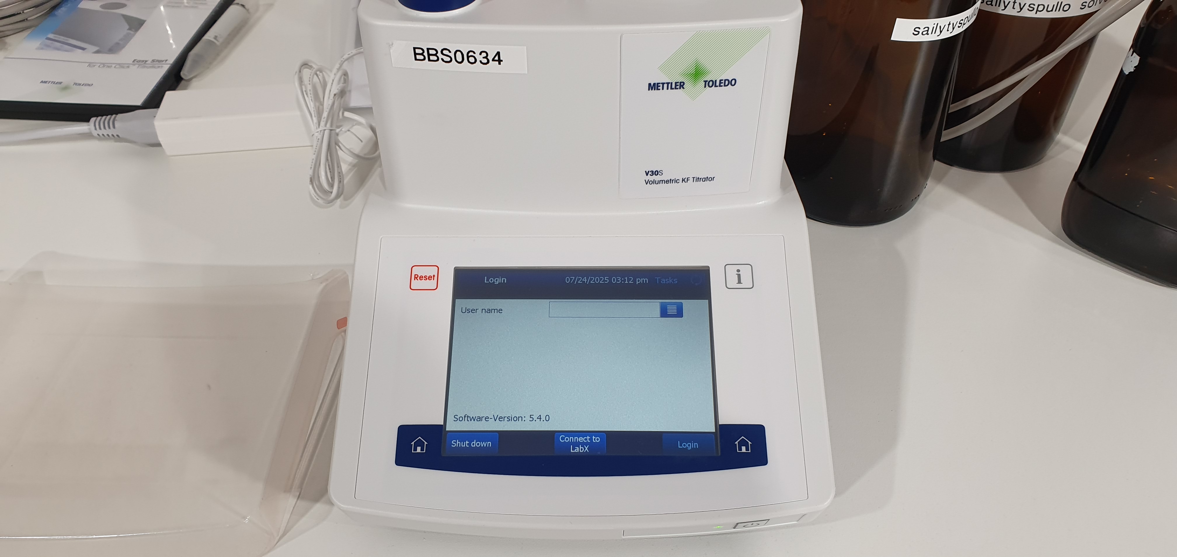 Mettler Toledo V30S, KF-Titrator – Foto 12, Rideen