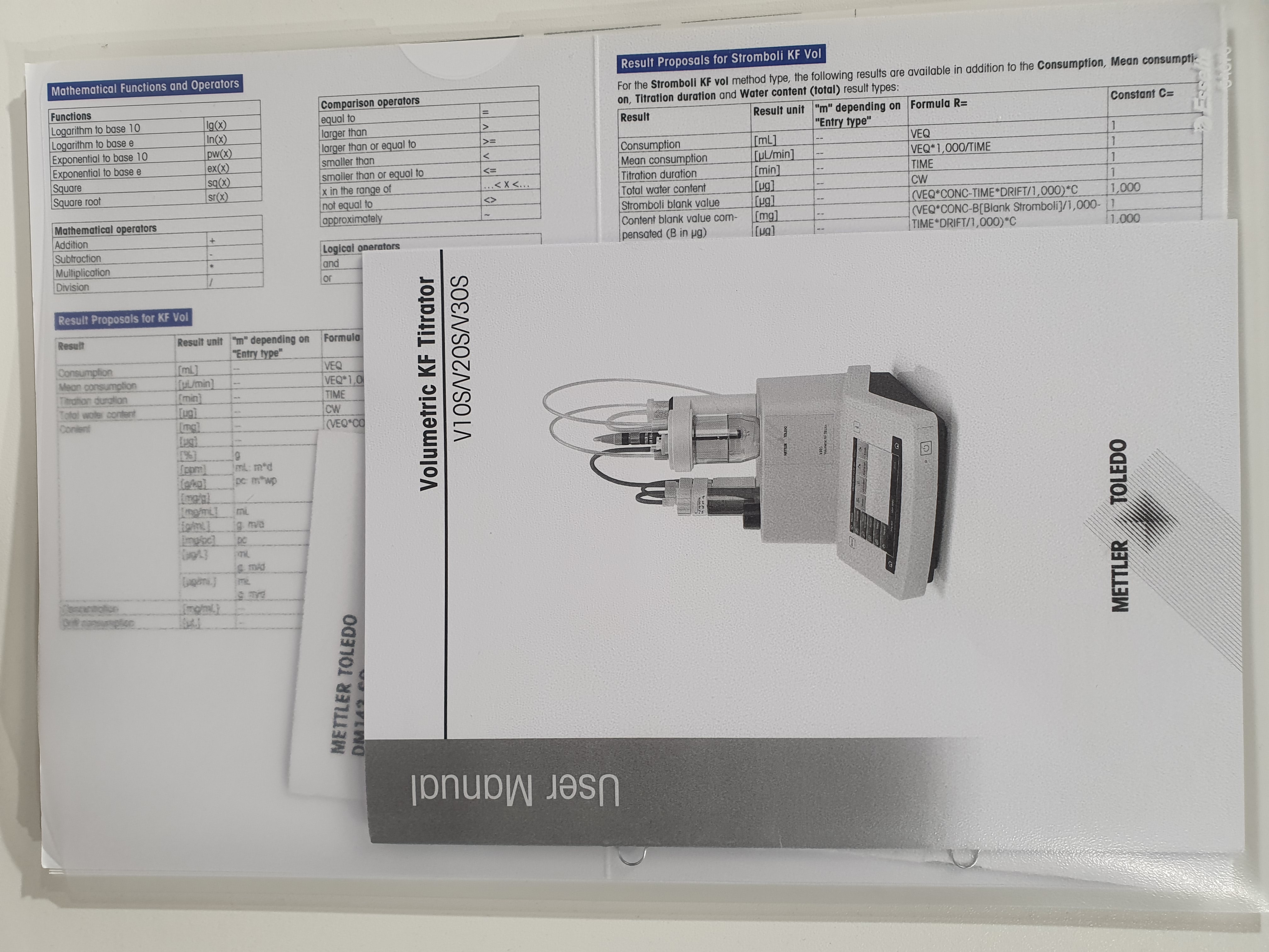 Mettler Toledo V30S, KF-Titrator – Foto 18, Rideen