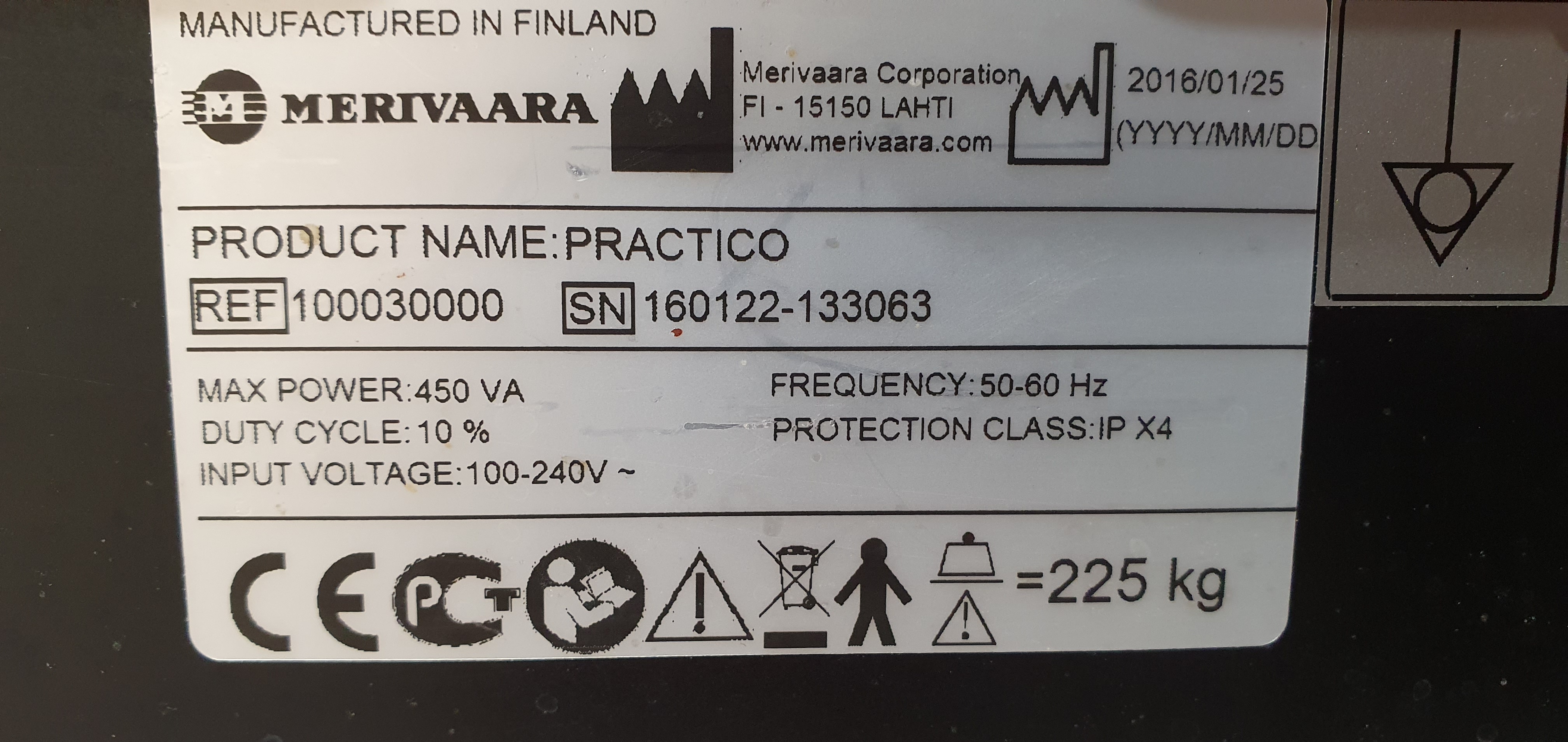Operating table Merivaara Practico – photo 32, Rideen