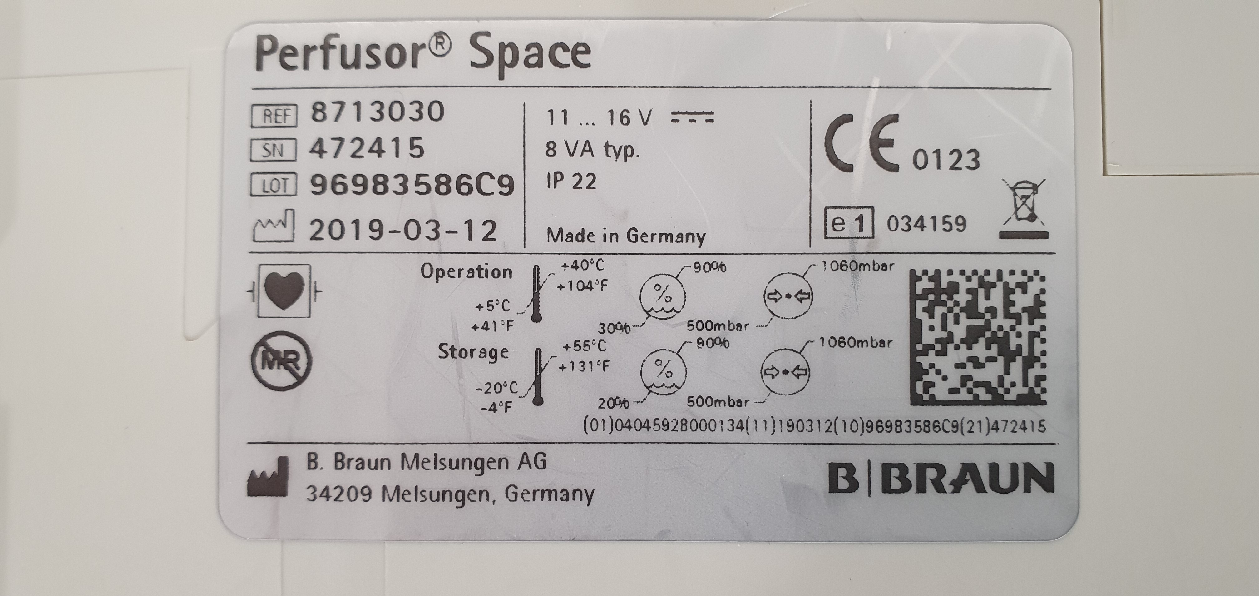 Syringe pump B Braun Perfusor Space – foto 28, Rideen