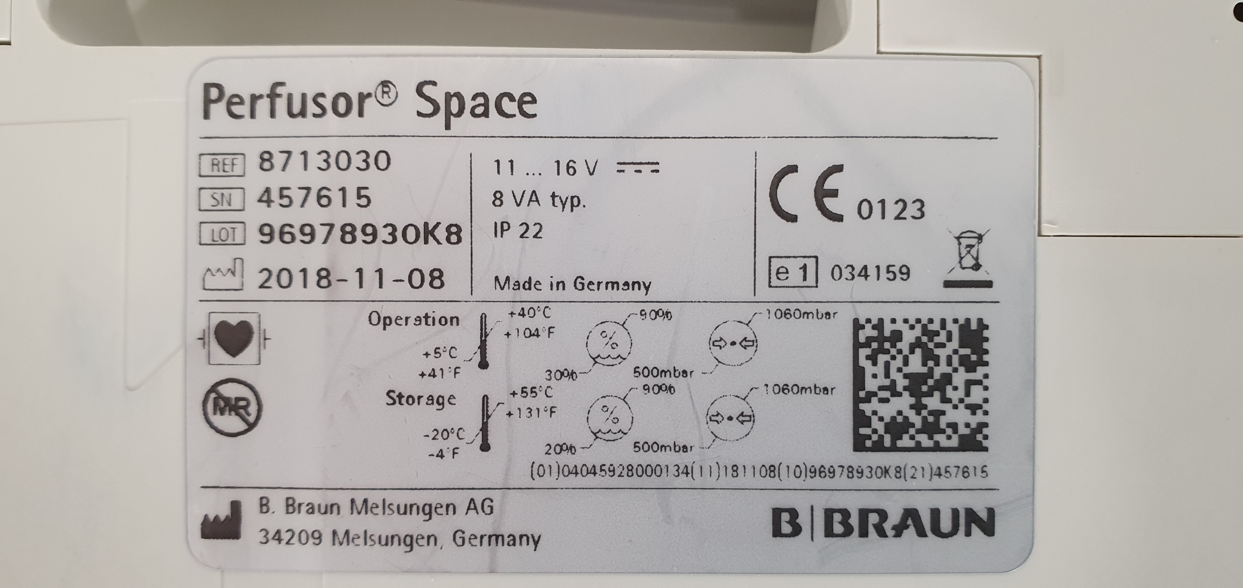 Syringe pump B Braun Perfusor Space – foto 28, Rideen
