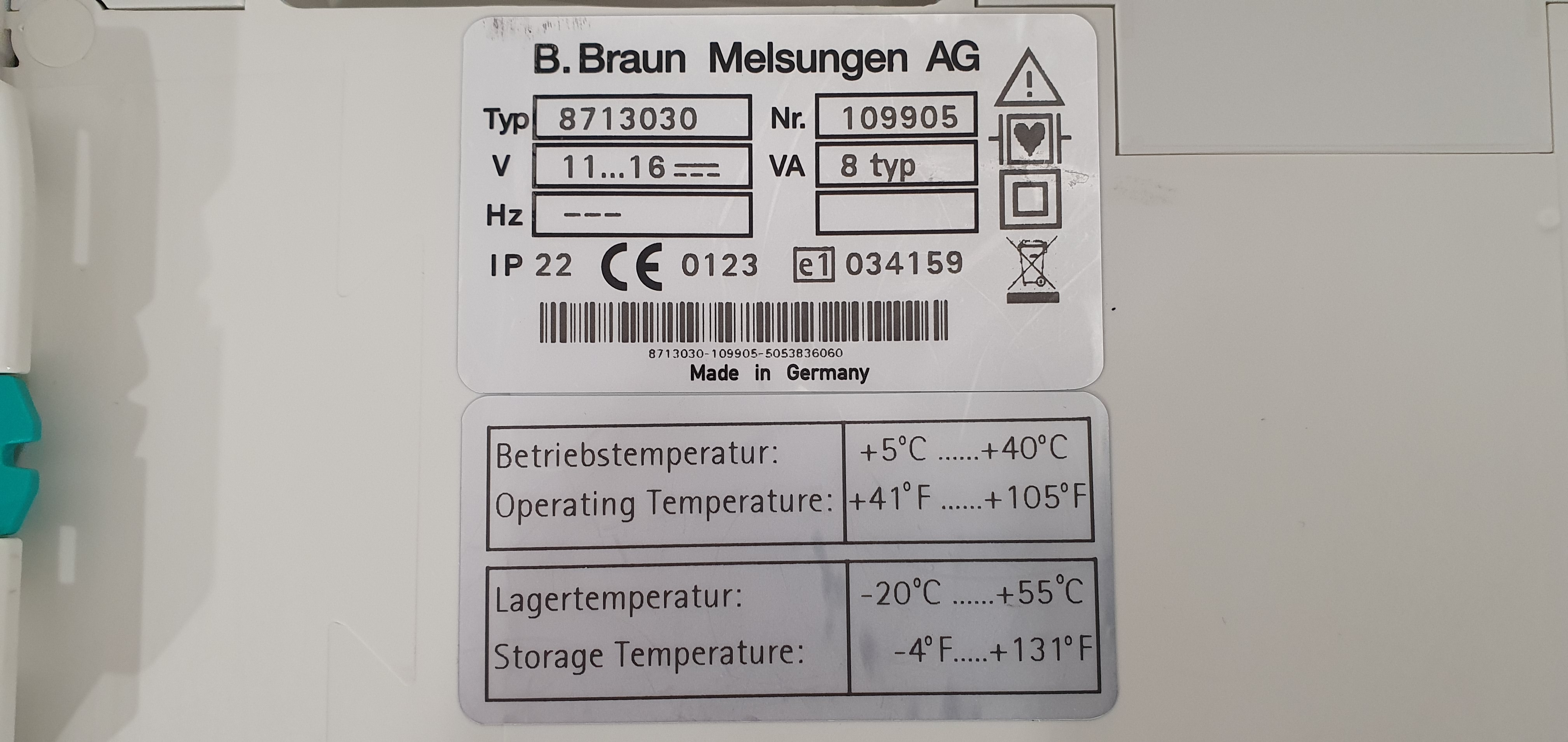 Syringe pump B Braun Perfusor Space – Foto 30, Rideen