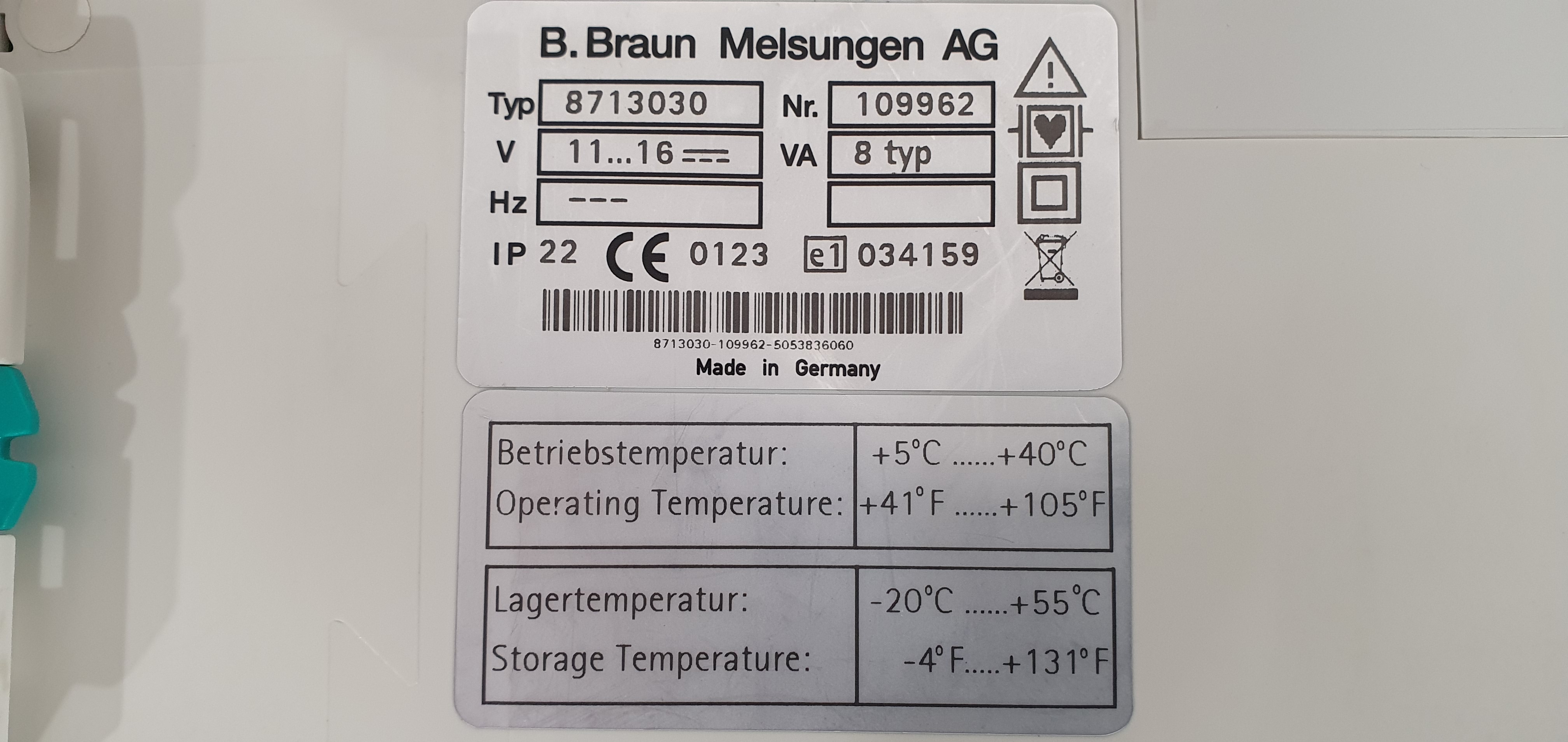 Syringe pump B Braun Perfusor Space – Foto 32, Rideen