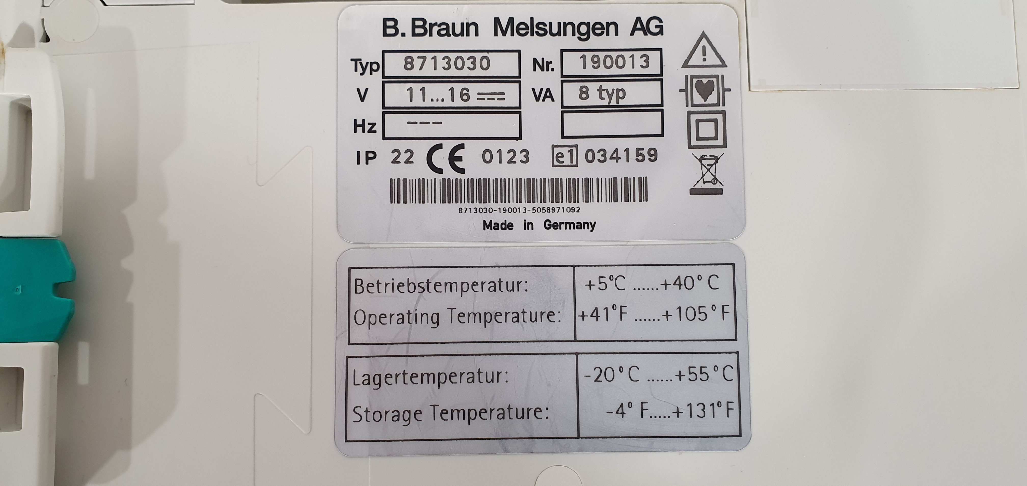 Syringe pump B Braun Perfusor Space – Foto 42, Rideen