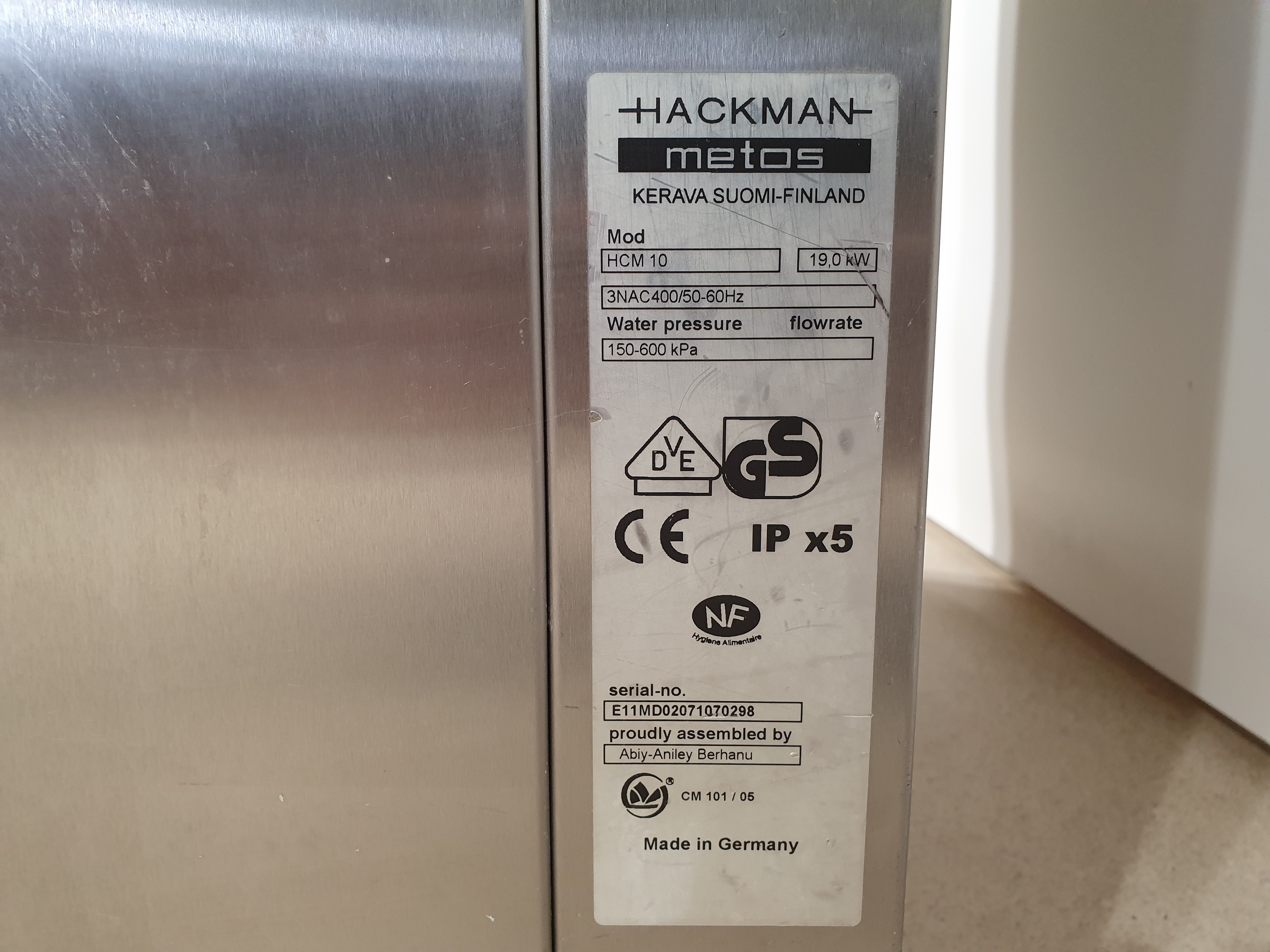 Ahi, combi oven, convection oven, steam oven Metos – Foto 32, Rideen