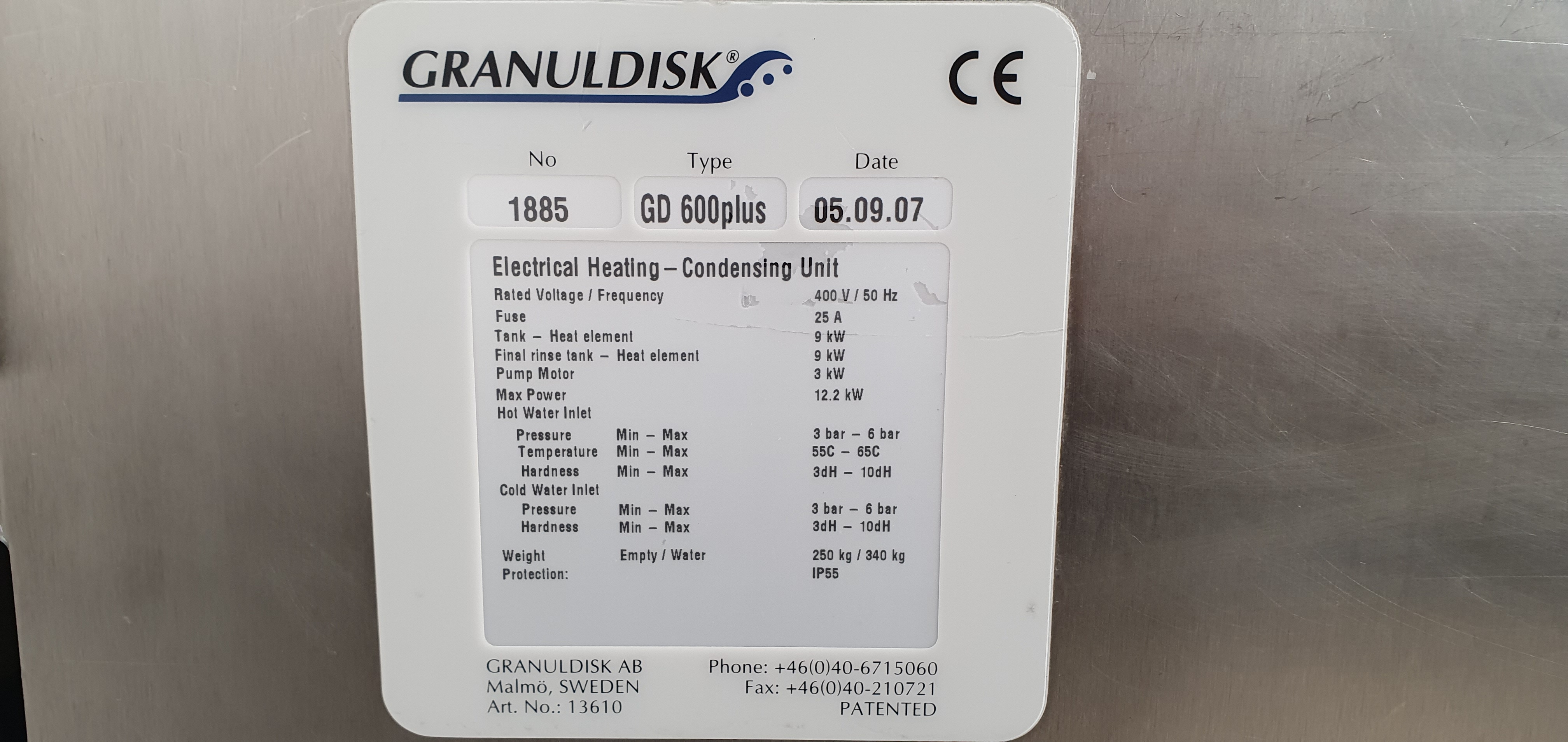Dishwasher, pot washing machine Granuldisk – foto 20, Rideen